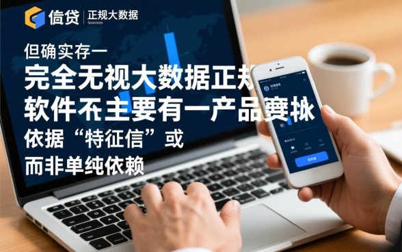 有什么网贷是不看大数据的软件，不看征信容易通过的有哪些