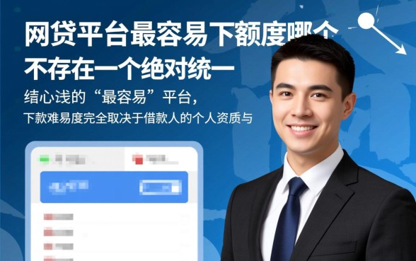 网贷平台最容易下额度的是哪个，2026通过率高的有哪些