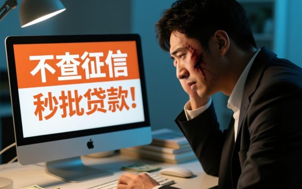 征信黑了能贷款吗，不查征信秒批分期是真的吗