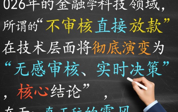 不审核直接放款的平台2026年会怎样呢,真的靠谱吗?