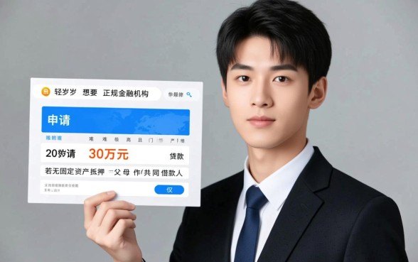 20岁贷款哪里可以贷30万呢，20岁怎么申请30万贷款