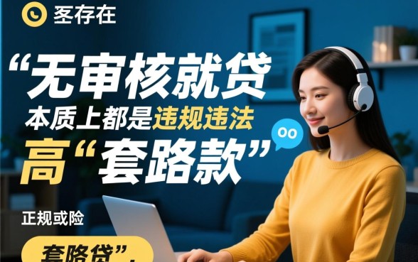 市面上真的存在无审核就能下款的贷款客服吗，无审核秒下款靠谱吗