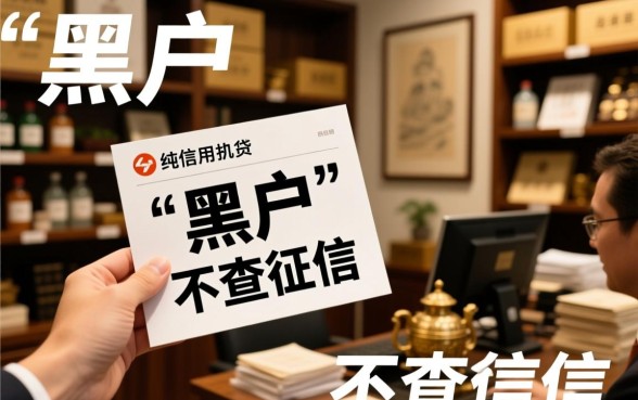 黑户不查征信记录的贷款有哪些，真的能下款吗？