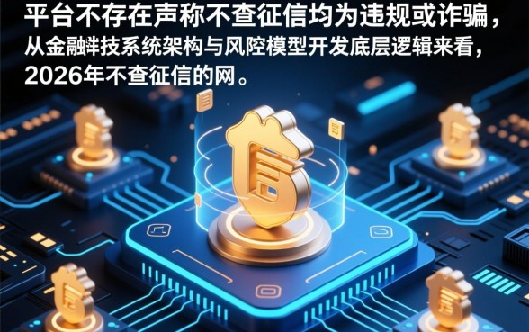 2026年不查征信的网贷平台是否真实存在，真的假的吗