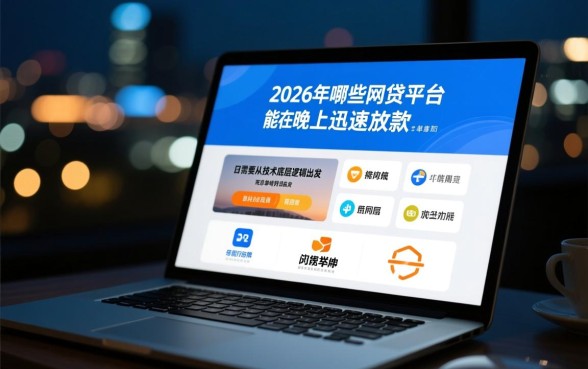 2026年有哪些网贷平台能在晚上迅速放款，晚上能秒批的平台有哪些