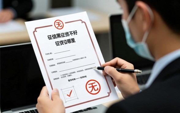 征信不好在哪里开无贷款证明呢，征信黑了怎么开无贷款证明
