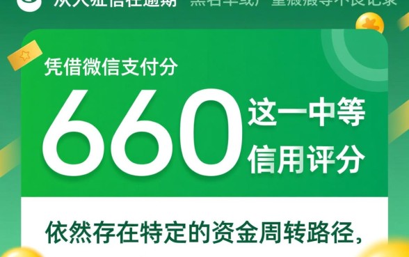 征信黑了怎么借钱，微信分660哪里能借到钱？
