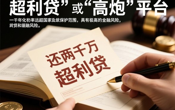 借一千还两千的贷款口子有哪些，靠谱吗？