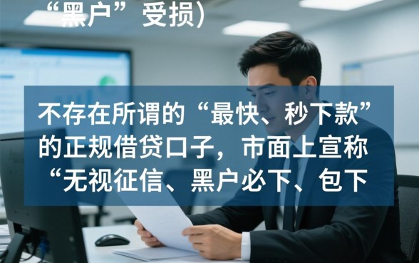 黑户小额借贷最快的口子是哪个，哪里可以借到不用审核的