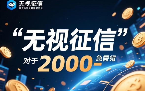 无视征信借2000-5000稳放款是真的吗，哪里有这种口子