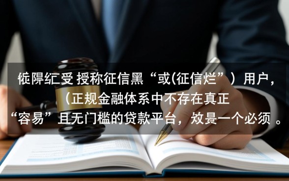 征信黑了怎么贷款，最简单容易的贷款平台有哪些？