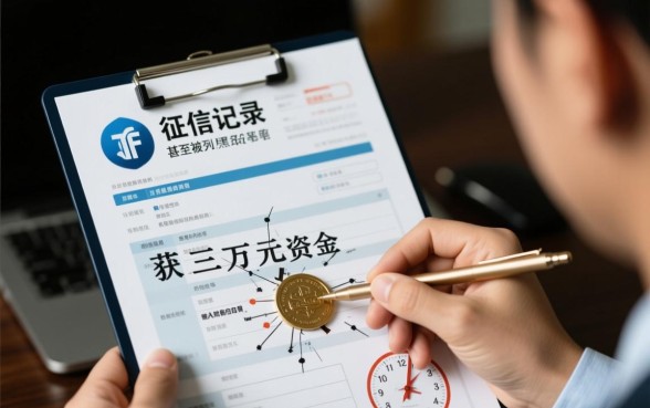 征信黑征信不好哪里可以贷款三万元呢，征信烂怎么下款？