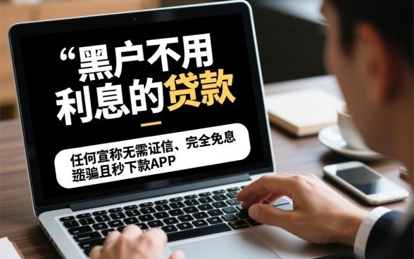 黑户不用利息的贷款有哪些软件，黑户免息贷款口子怎么申请