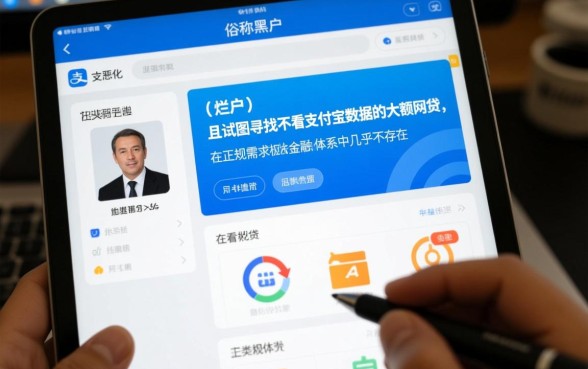 征信黑怎么贷款，不看支付宝的大额网贷能下款吗