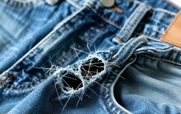 软的牛仔裤刮了个口子怎么补救，牛仔裤破洞修补视频教学下载