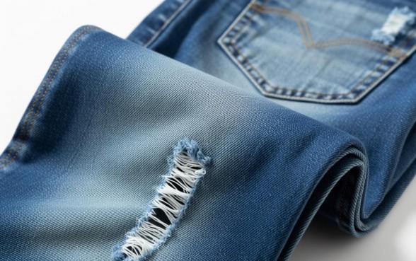 软的牛仔裤刮了个口子怎么补救，牛仔裤破了怎么补视频教程