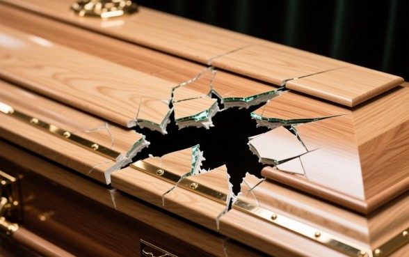 棺材上面弄的口子大了怎么办呢，棺材破损怎么修补视频教程