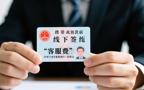 带身份证签约下款收客服费吗，贷款下款后还要收费合法吗