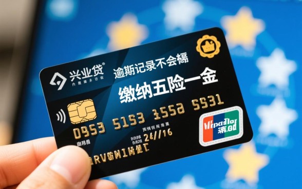 信用卡逾期可以交五险一金吗，兴业贷有逾期能下款吗