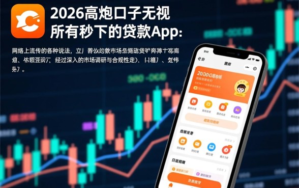 2026高炮口子有哪些？无视所有秒下的贷款app是真的吗？