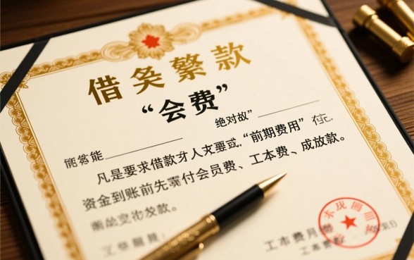 借条借款必须支付会费才能成功放款吗，借条借款要交钱是骗局吗