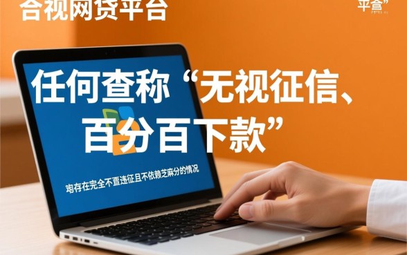 有没有不查征信不依赖芝麻分的网贷平台呢，2026最新不看征信下款口子