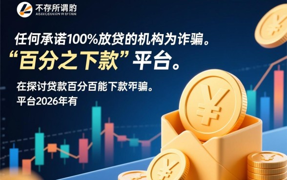 贷款百分百能下款的平台2026年有哪些，百分百下款的口子靠谱吗