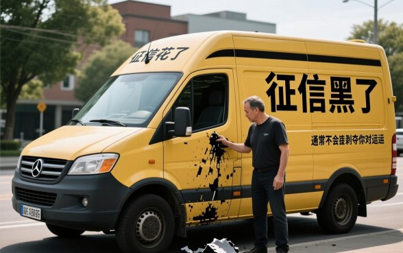 征信黑了名下的营运车怎么办，征信花了还能开营运车吗