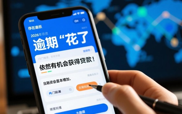 征信花了能下款吗，2026有逾期哪里能借钱