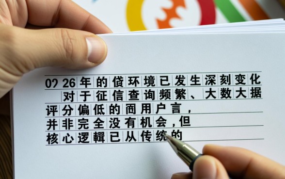 2026不查征信大数据花了能下款，征信不好哪里能借到钱？