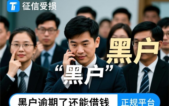 黑户逾期了还能借钱的正规平台有哪些软件，黑户逾期哪里能借到钱