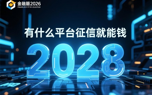 有什么平台不需要征信就能借钱的2026，2026年不查征信的贷款口子有哪些