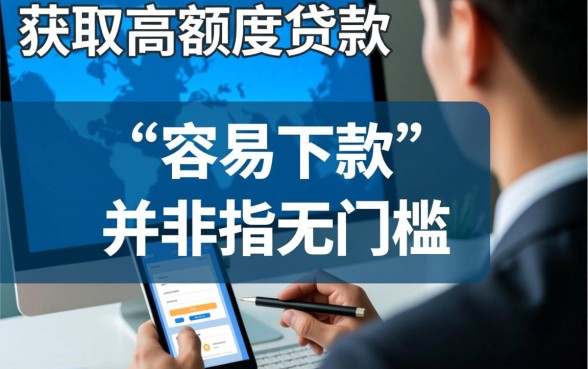 目前容易下款的大额口子有哪些，急需用钱哪个平台好下款