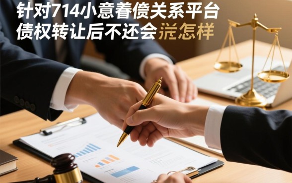 714小额贷款平台债权转让后不还会怎样，714高炮不还会坐牢吗