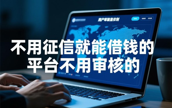 不用征信就能借钱的平台不用审核的有哪些，不用审核的贷款口子