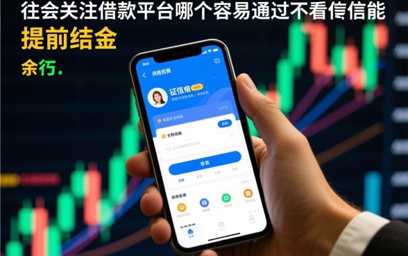 借款平台哪个容易通过？不看征信能提前结清吗？