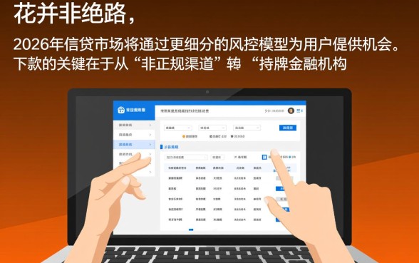 2026年征信花了也能下款的平台有哪些，不看征信？