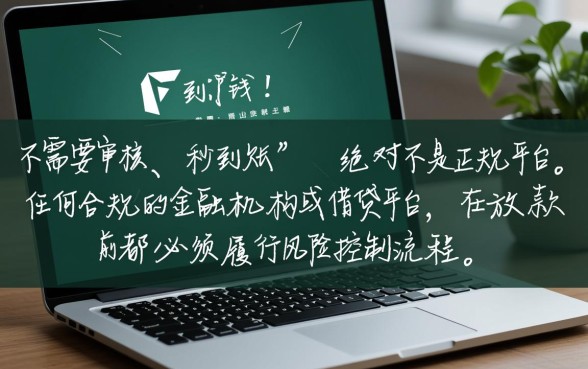 网上借钱不需要审核秒到账的是正规平台吗，安全吗？