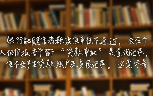 工行融e借有额度审核不通过上征信吗，融e借有额度借不出来影响征信吗