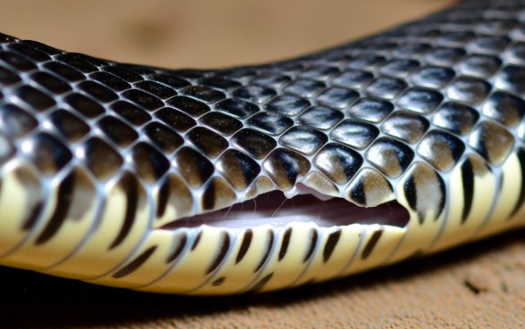 墨西哥黑王蛇苗腹部凹陷怎么办，腹部有一条口子怎么回事