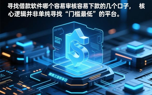 借款软件哪个容易审核容易下款，2026容易通过的口子有哪些？