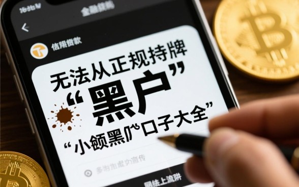 小额黑户口子大全能贷款吗，黑户怎么下款最快？