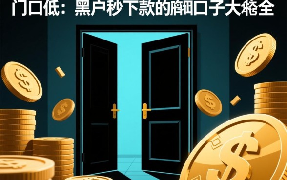 黑户秒下款的口子大全有哪些，门槛低真的能下款吗？