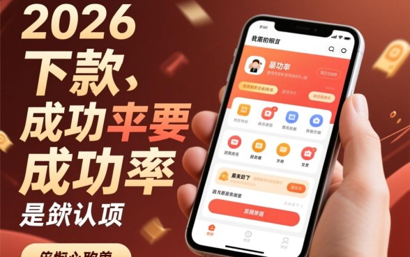 2026年下款成功率最高的app是哪些，2026年哪个贷款软件容易过