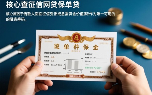 为什么有人会选择不查征信的网贷保单贷，真的能下款吗