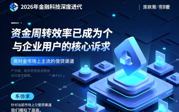 2026年有什么贷款渠道可以快速放款，哪里可以借到钱