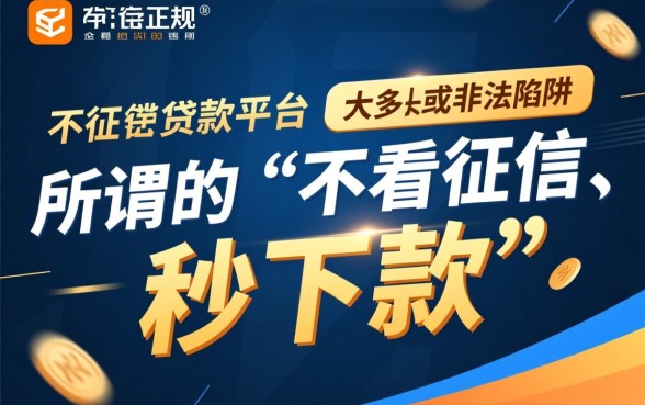 贷款平台真的可以不看征信下款吗，不看征信贷款安全吗
