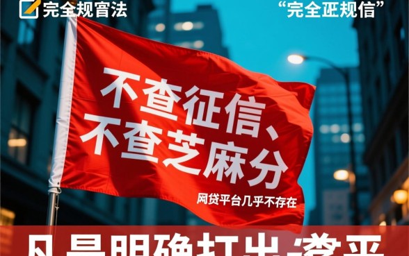 真的有不查征信不查芝麻分的网贷平台吗，2026黑户秒下款口子有哪些