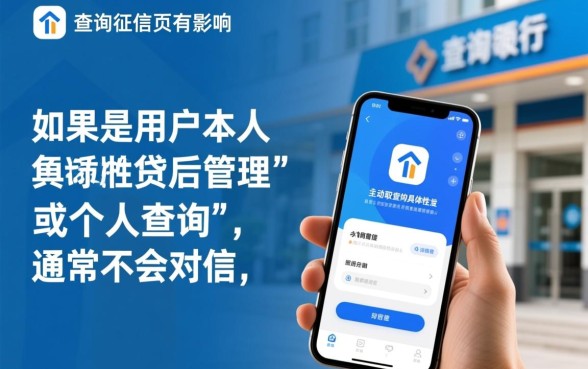 银行app征信查询会有影响吗，征信查询次数多影响贷款吗
