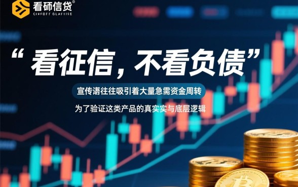 这种贷款产品真的不需要看负债和征信吗,靠谱吗?